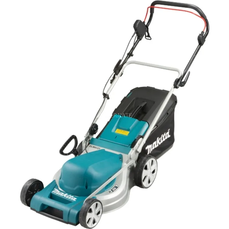 Makita Elektro-Rasenmäher ELM4121, blau-schwarz, 1.600 Watt, 41 cm Schnittbreite