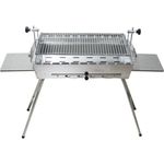 Mangal Edelstahl ideal 2 mm rostfrei Schaschlik Grill BBQ, Holzkohlegrill