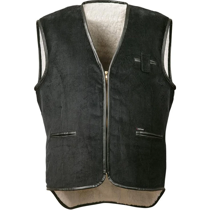 Breitcordweste, Gr.2XL, schwarz (Inkl. Versand) (Lieferumfang: 2 Stück) – Bild 1