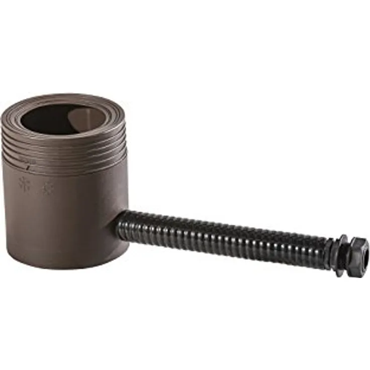 GreenLife Fallrohrfilter Regensammler mit Filter, braun, 15 x 11.5 x 15 cm, G0003803