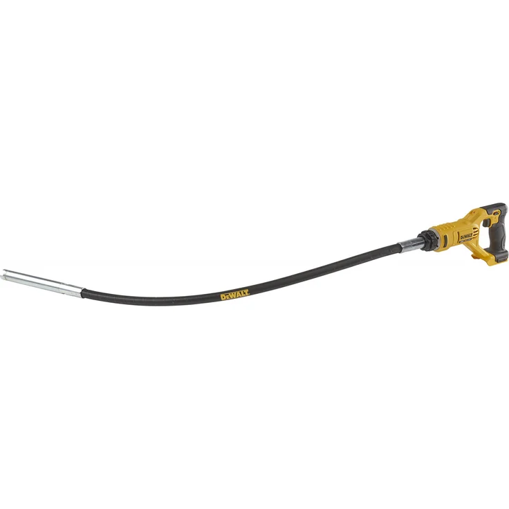 Dewalt 18 Volt Akku-Betonverdichter (0 - 15.000 min-1 Schwingungen, 28,6 mm Vibrationsdurchmesser, 1,2 m flexibler Gummischaft, ohne Akku und Ladegerät) D531N