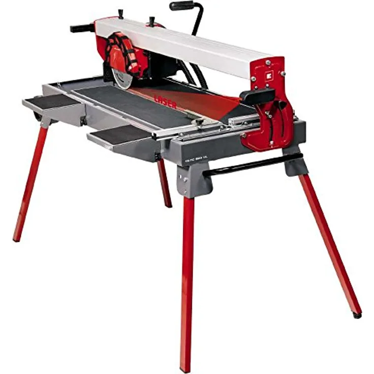 Einhell Radial-Fliesenschneidmaschine TE-TC 920 UL (lange Schnittlängen, Laser als optische Schnitthilfe, schwenkbares Sägeblatt, höhenverstellbar)
