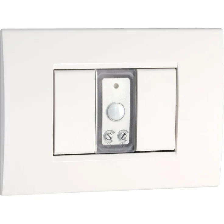 Vemer ve765200 Bewegungsmelder Sens IR mit Bauform Einbauleuchte, Silber