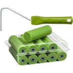 10 x Colorus Lackierwalzen superfein PLUS | Schaumwalze 11 cm gerade | Lackrolle für Lacke auf wasserbasis und leicht lösemittelhaltige Lacke |