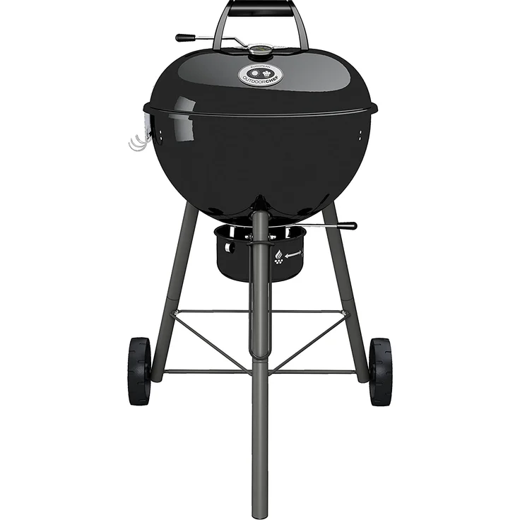 Outdoorchef Holzkohlegrill Chelsea 480 C, Kugelgrill mit Ventilationssystem, Steak Holzkohlegrill für Garten und Terrasse, Als Smoker Holzkohlegrill geeignet Ø 48 cm, Grillfläche 65 x 69 cm – Bild 3
