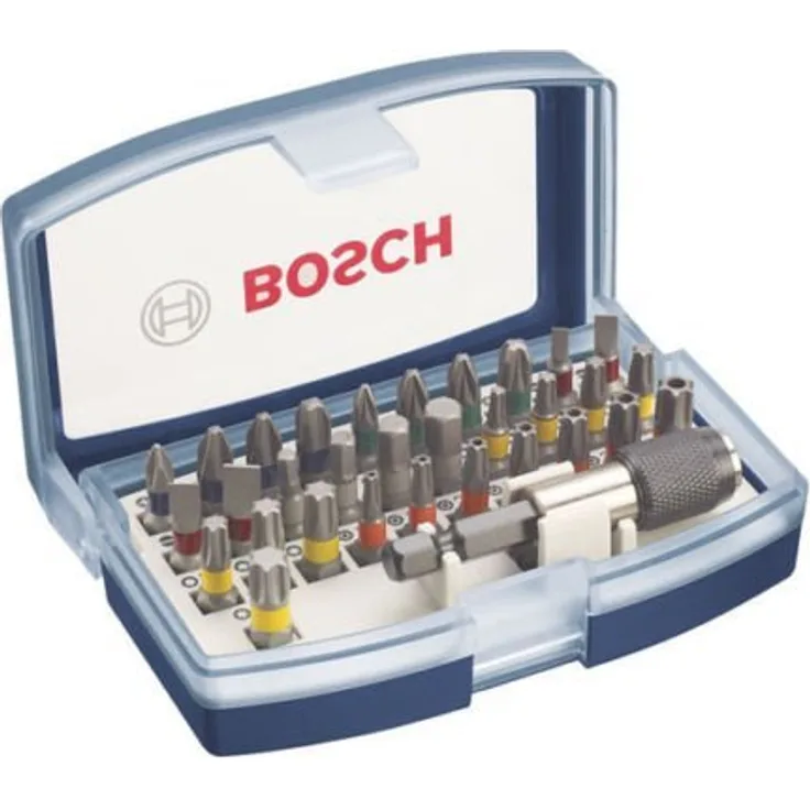Bosch 2607017359 Schrauberbit-Set mit Gürtelclip 32-teilig