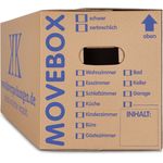 20 Umzugskartons 2-Wellig 40 Kg Movebox