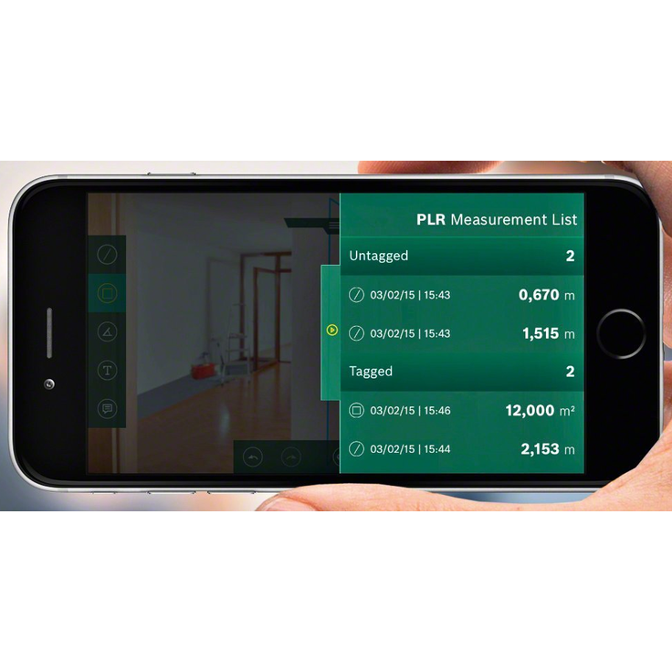 Bosch Entfernungsmesser PLR 30 C (mit App-Funktion, Messbereich: 0,05 30 m, Genauigkeit: ± 2 mm, im Karton) – Bild 6