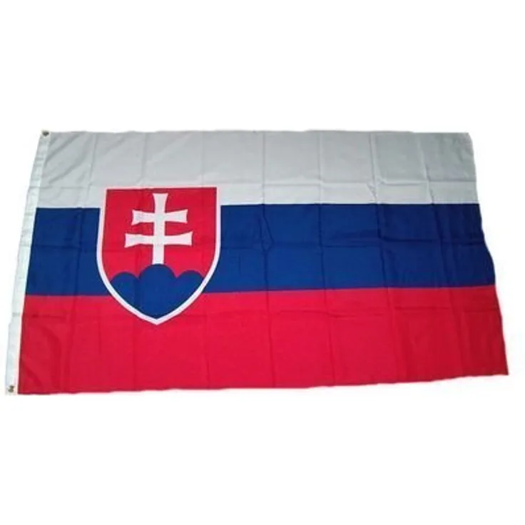 Flaggenking Slowakei Flagge-Fahne, mehrfarbig, 150 x 90 x 1 cm, 17003