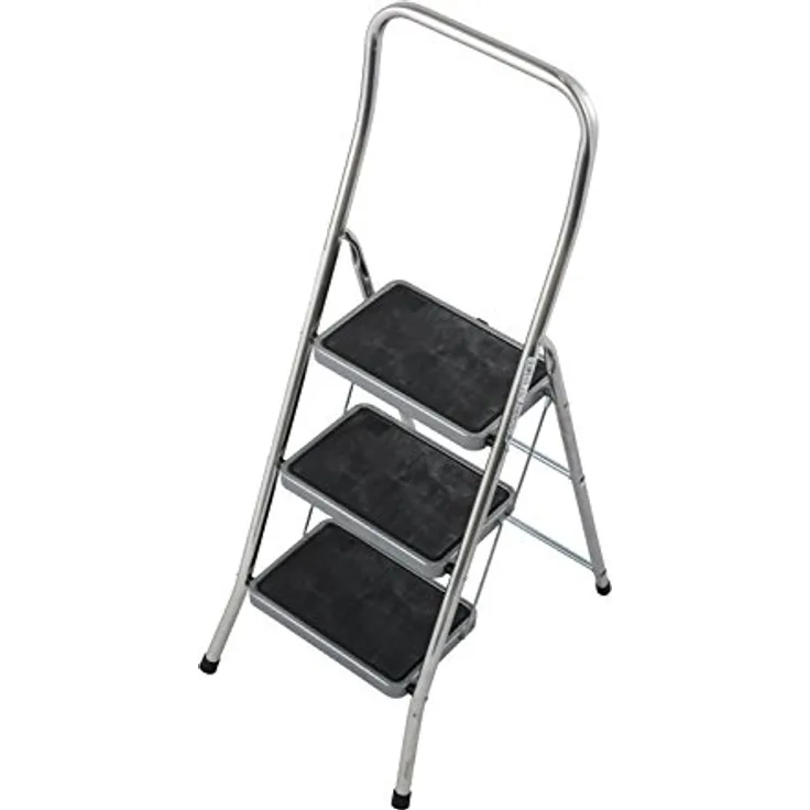 Aluminium Klapptritt klappbar Arbeitshöhe (max.): 2.70 m Krause MONTO Toppy XL 130877 Silber 6.0 kg Silber