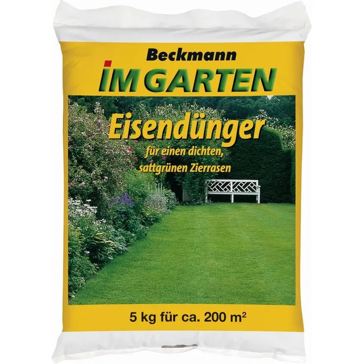 Beckmann 5 kg Eisendünger 18,5% Eisen Sulfat f. ca. 200m²