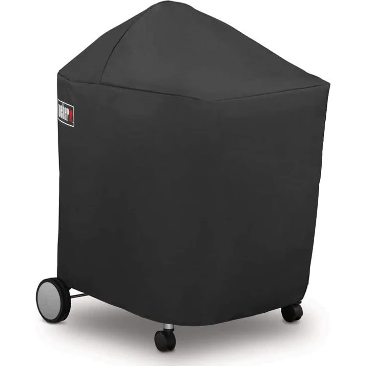 Weber 7145 Grillabdeckung, für Weber Performer GBS mit ausgeklappten Tischen, schwarz, Kunststoff, wasser- und windabweisend – Bild 2