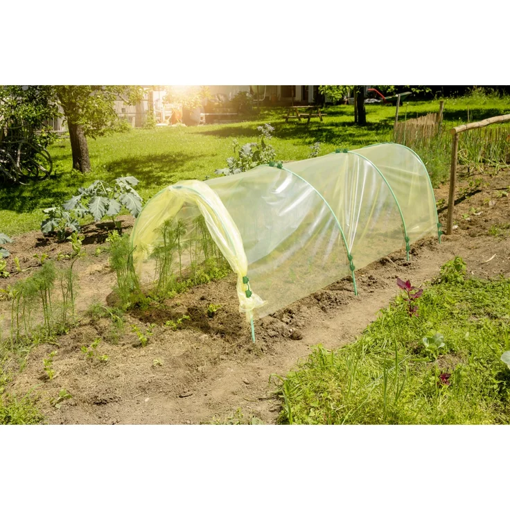 Windhager Tunnelgewächshaus-Folie 2 x 10 m, 70m – Bild 3