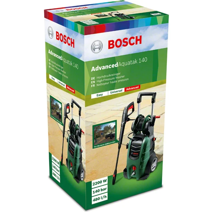 Bosch DIY AdvancedAquatak 140 Hochdruckreiniger 2100 Watt, Netzbetrieb, im Karton – Bild 3