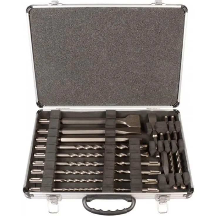 Projahn 99982 ECO Hammerbohrer-Meißel-Set, SDS plus, 17 Teilige