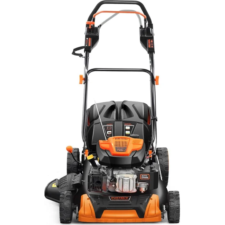 Fuxtec FX-RM5196PRO, 50,1 cm Schnittbreite, Benzin-Rasenmäher, 4400 Watt Leistung, 196 ccm Hubraum, 60 l Fangkorbvolumen – Bild 4