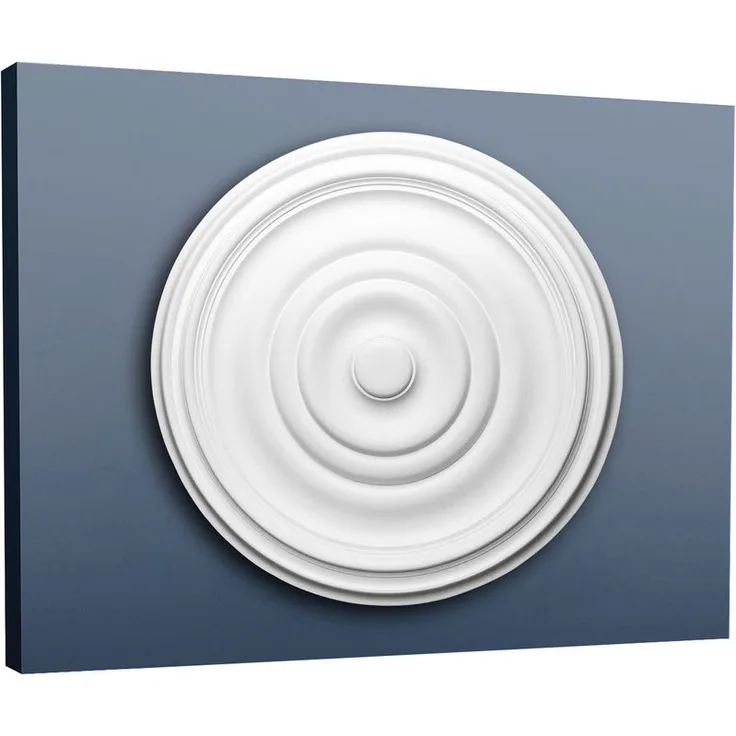 Rosette Stuck Orac Decor R09 LUXXUS Deckenrosette Wand Dekor Stuckrosette classic style Dekor weiß 48 cm Durchmesser