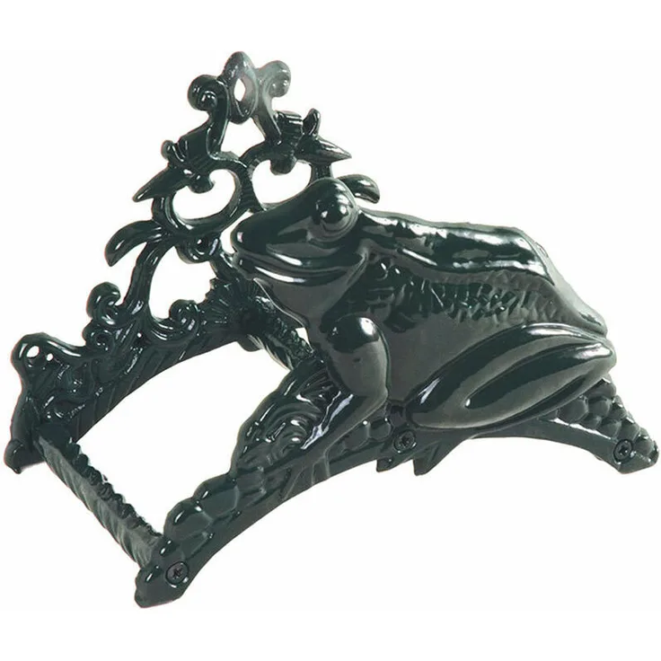 Schlauchhalter Frosch, aus Gusseisen