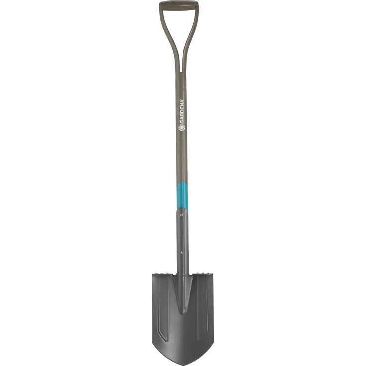 GARDENA NatureLine Spitz-Spaten: Gartenspaten mit Beschichtung zum Umgraben und Ausheben, Stiel aus FSC-zertifiziertem Eschenholz, D-Griff (17001-20) – Bild 3