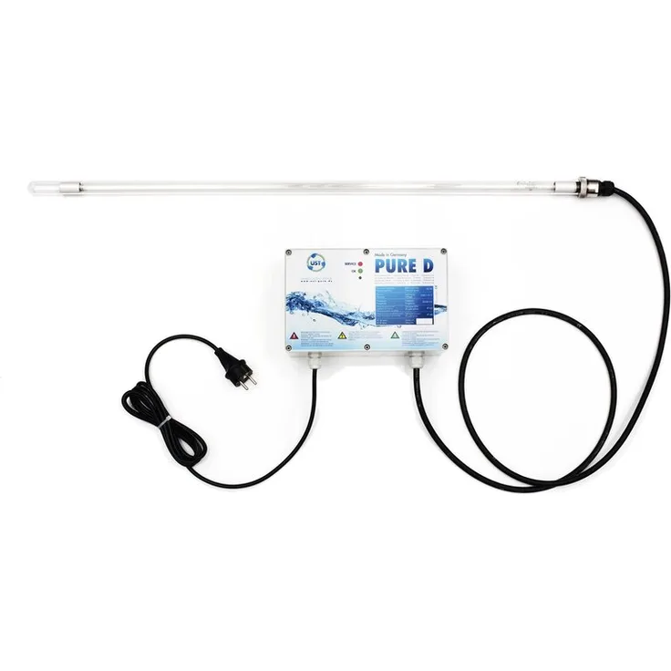D - 40W - UVC Anlage zur Trinkwasser Sterilisation - 24VDC - Pure