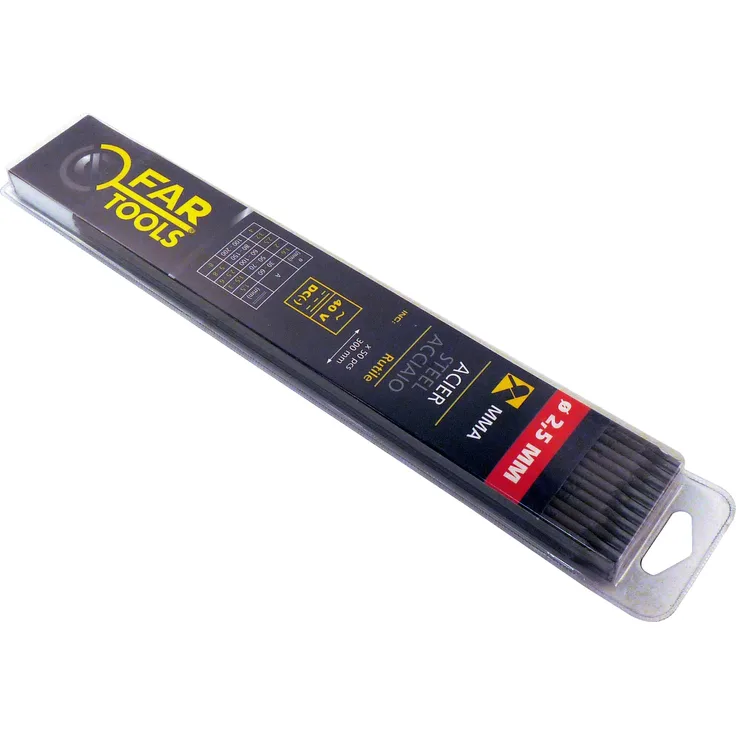Fartools 150705 Rutil-Stabelektrode, Durchmesser 2,5 mm, Länge 300 mm, 50 Stück