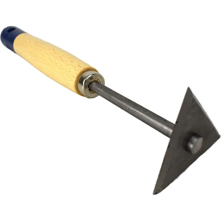 Dreikant-Schaber 60mm mit Holzgriff Dreikantschaber Fugenkratzer Fensterschaber