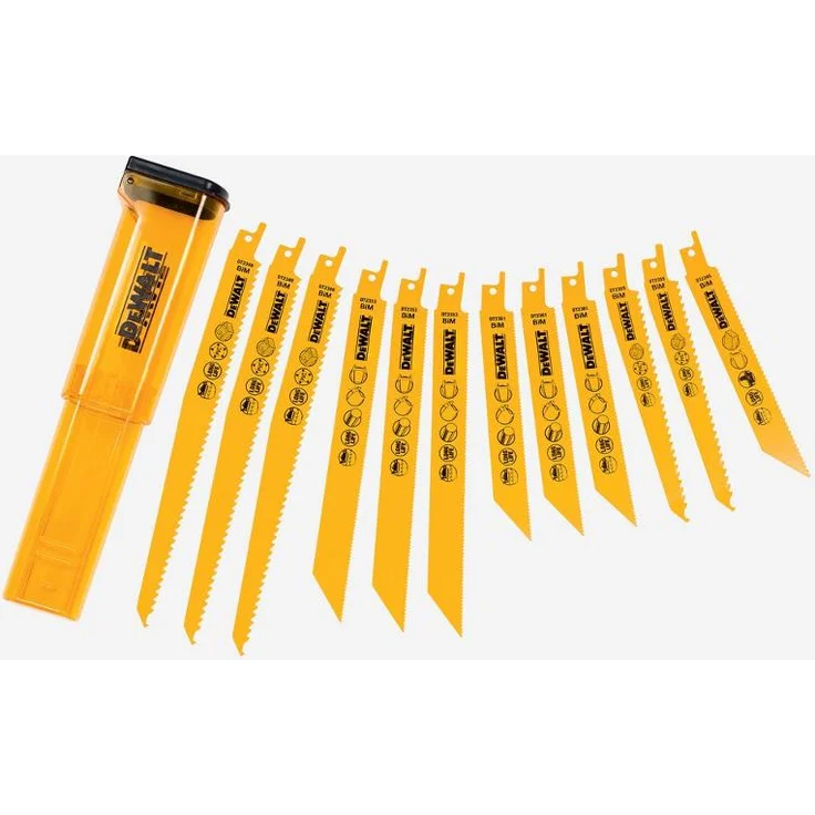 DeWalt DT2445 Set Säbelsägeblätter Mix (12-TLG.) - Preisvergleich – Bild 1