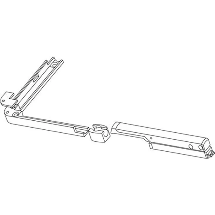 GEZE Handhebel silber