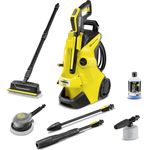 Kärcher K 4 Power Control Stairs Hochdruckreiniger 130 bar 420 l-h ohne integrierte HD-Schlauchtrommel mit rotierender PS 30 Powerbürste