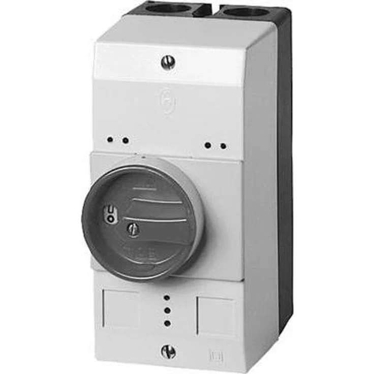 Eaton 260104 Isolierstoffgehäuse, CI-Pkz0, H x B x T = 158 x 80 x 126 mm, IP55, Drehgriff rot-gelb