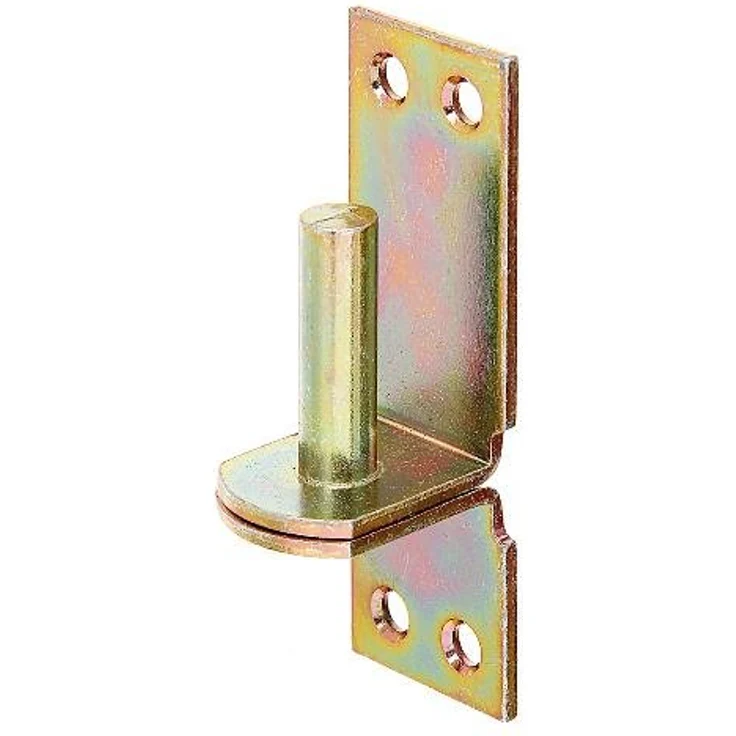 GAH Alberts 311438 Kloben auf Platte, DII-Haken, galvanisch gelb verzinkt, 13 mm, 100 x 35 mm , 1 Stück – Bild 1