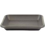 greemotion Blumentopfuntersetzer Jana in Anthrazit-Grau - Blumen-Untersetzer eckig für Pflanzkübel - Pflanzenuntersetzer quadratisch aus Kunststoff - Pflanzen Untertopf 20 x 20 cm