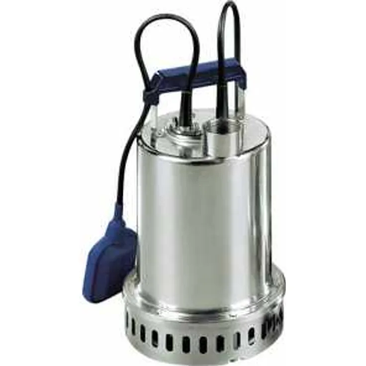 NOWAX Tauchpumpe Edelstahl TPN 900 550 Watt 15.600 l/h Entwässerung max. Förderhöhe 13 m max. Förderdruck 1,3 bar max. Tauchtiefe 10 m max. Partikelgröße 10 mm Kabellänge 10 m 12,2 kg
