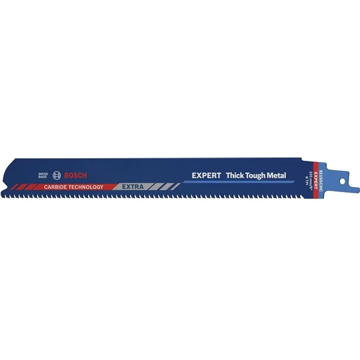 Bosch Säbelsägeblatt Expert Thick Tough Metal Länge 225 mm Breite 25 mm Zahnteilung TPI 8 3 mm S-Schaft - Preisvergleich – Bild 1
