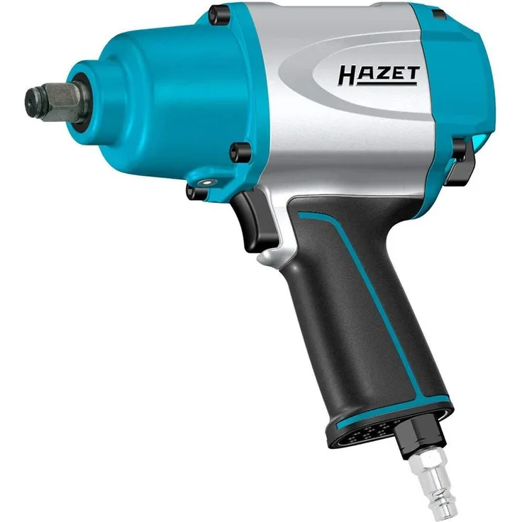 HAZET Druckluft-Schlagschrauber max. Lösemoment 850 Nm, Vierkant 12,5 mm, 0,5 Zoll, Hochleistungs-Stift-Schlagwerk 9012SPC