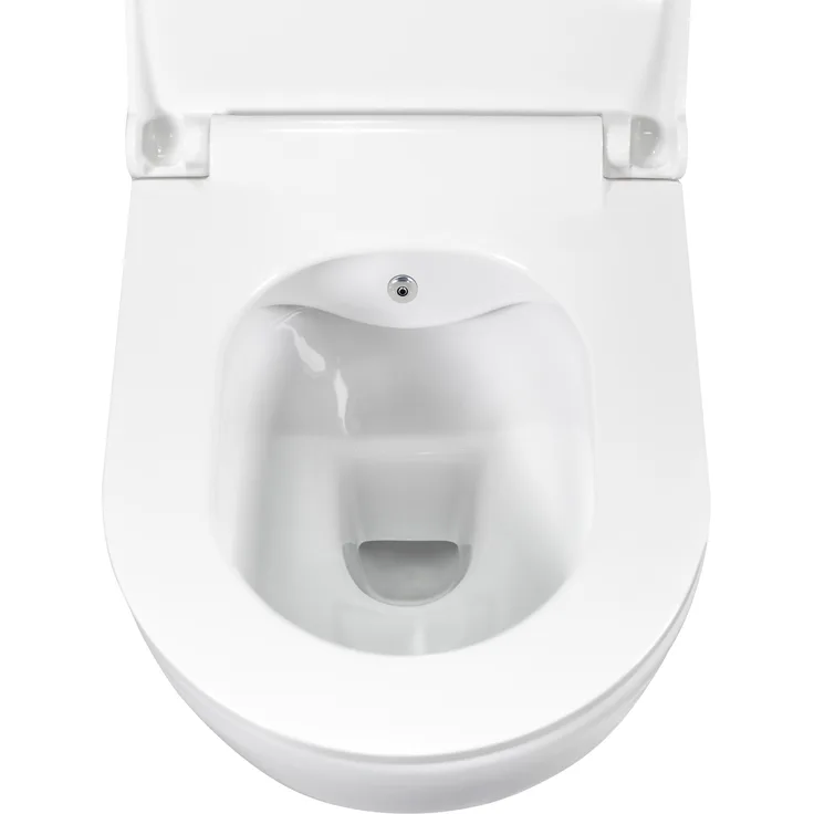 Aloni Spülrandloses Wand Hänge WC Spülrandlos Toilette Bidet Taharet Rimless Taharet WC