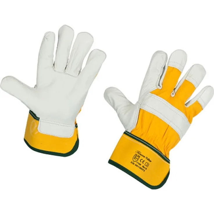 Arbeitshandschuhe Yelltor Gr.10 Rindsleder Handschuhe 29748