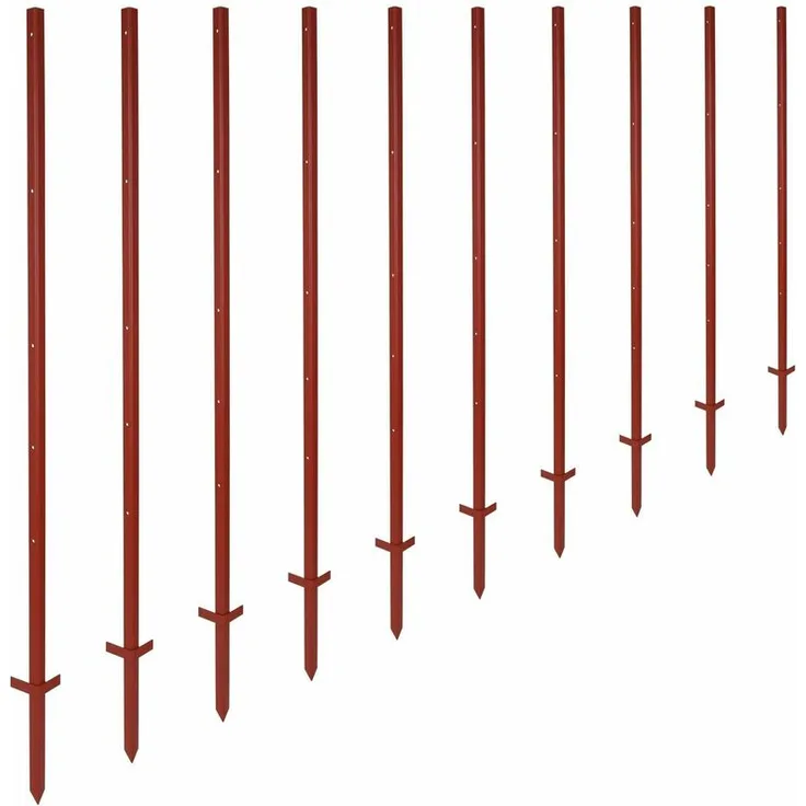 Winkelstahlpfahl 165 cm, 3 mm stark - 10 Stück