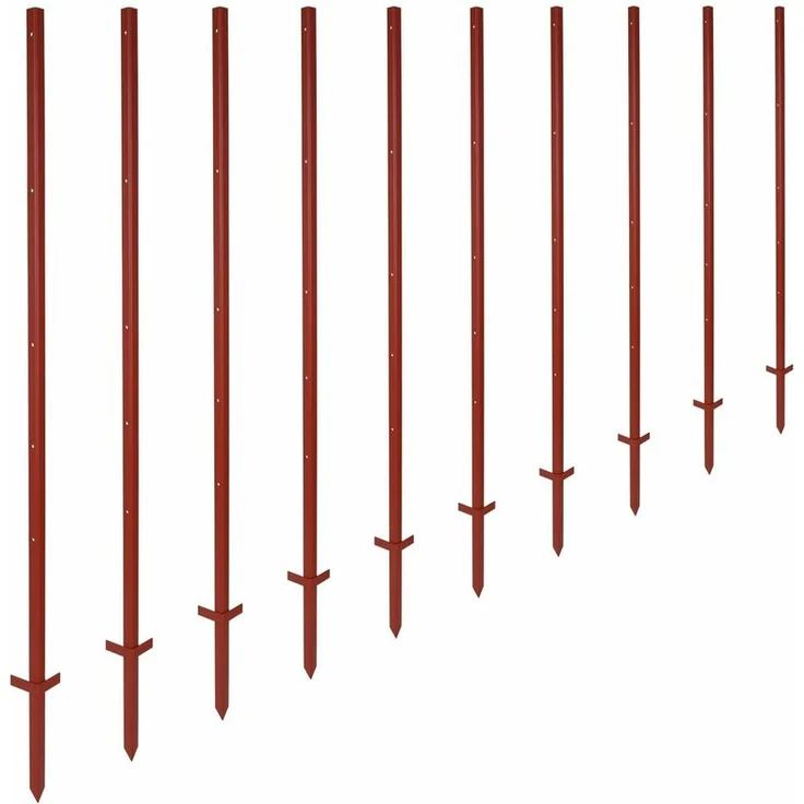 Winkelstahlpfahl 165 cm, 3 mm stark - 10 Stück – Bild 1