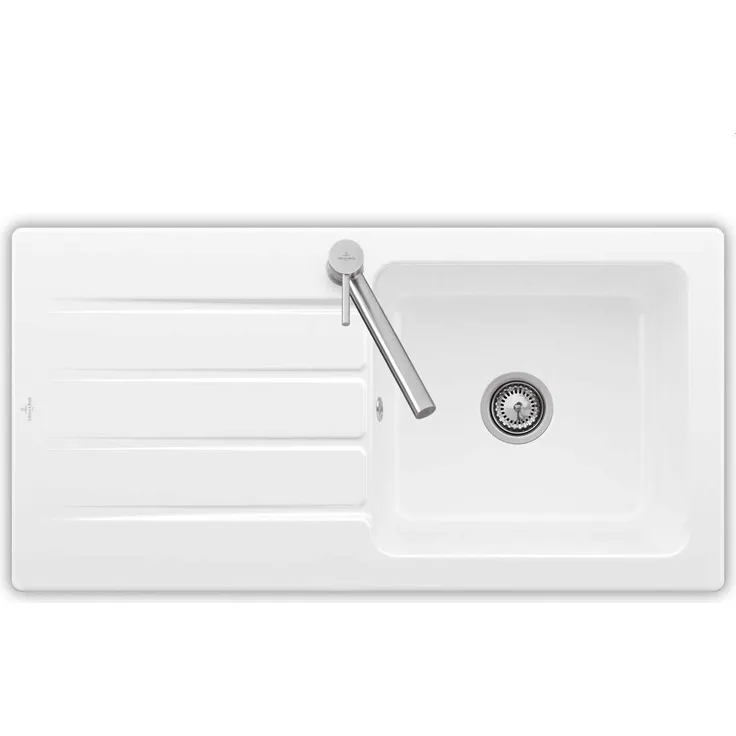 Villeroy & Boch Architectura 60 - 3360 01 R1 Weiß (alpin) Keramikspüle Handbetätigung