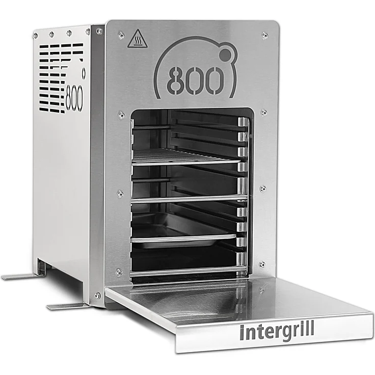 intergrill 800 Elektrogrill Steakgrill Indoor Quarzbrenner Hochleistungsgrill 20kg Oberhitzegrill Tischgrill Edelstahl inkl. Grillrost Gastroschale – Bild 1