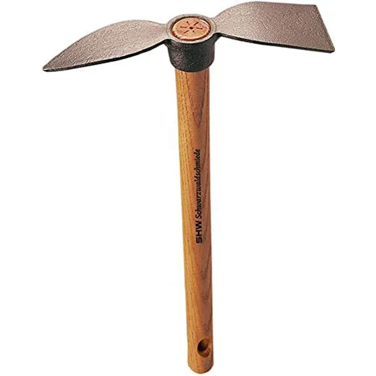 SHW Schmiedetechnik Rex-Häckchen mit Breit-u. Herzblatt, mit Stiellänge 40cm