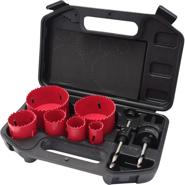 ELECTRICIANS HOLE SAW KIT 9PCS
