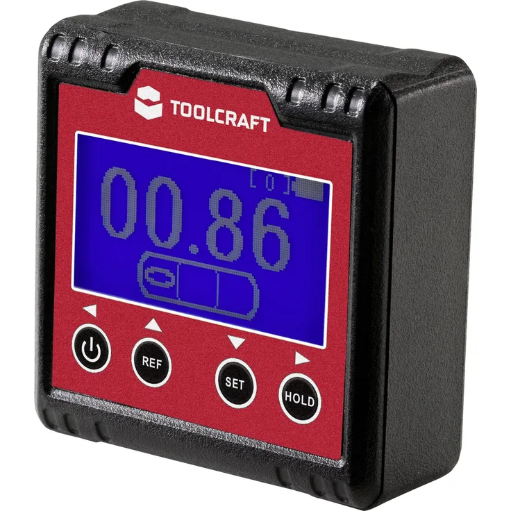 TOOLCRAFT TO-6547356 Digitaler Winkelmesser 360°