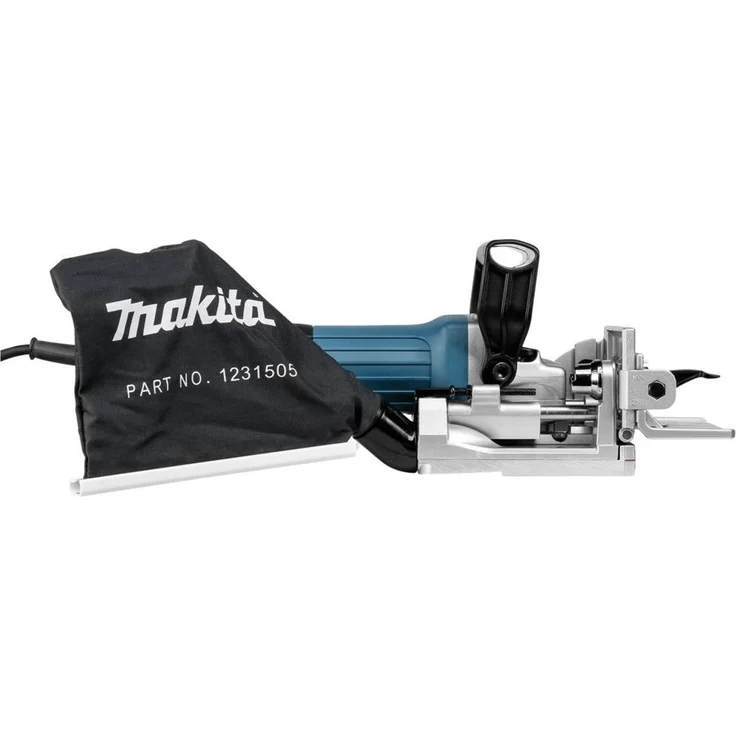 Makita PJ7000J Nutfräse 701 W, Schwarz, Blau, 14 x 310 mm, 100 mm Scheibendurchmesser, 11.000 Leerlaufdrehzahl, 2,5 kg – Bild 3