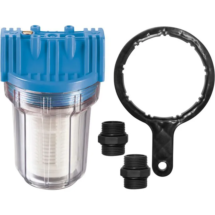 Güde universal Filter kurz mit Einsatz geeignet für Hauswasserwerke und Gartenpumpen Schmutzfilter