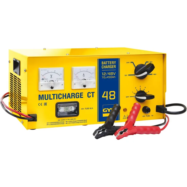 GYS - Multicharge CT 48 - Multiladegerät - für 12 Volt bis 48 Volt Blei-Batterien