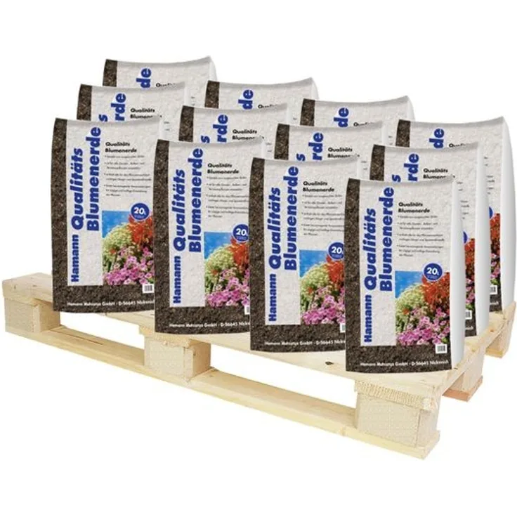 Hamann Qualitäts-Blumenerde 2400 l (120 x 20 l)