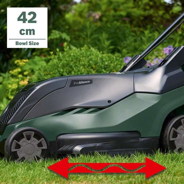 Bosch Akku Rasenmäher AdvancedRotak 36-660 - 2 Akkus, 36 Volt, Arbeitsbreite: 42 cm, Rasenflächen bis 660 m², im Karton - 0 600 8B9 601 – Bild 3
