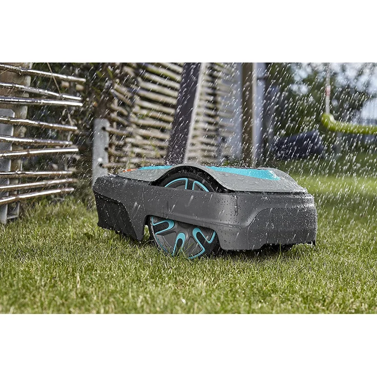 GARDENA smart SILENO city 500 Mähroboter Set Modell 2021 - 19066-20: Mähroboter bis 500 m² Rasenfläche, Steigungen bis 25 %, Schnitthöhe 20 - 50 mm, inkl. Gateway, Begrenzungskabel, Haken und Verbinder, mit App Steuerung, 17 cm Schnittbreite - Preisvergleich – Bild 4